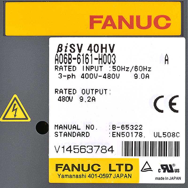 Factory made hot-sale Fanuc Pcb Board - Fanuc drives A06B-6161-H003 Fanuc BiSV 40HV – Weite detail pictures